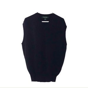 Brooks Brothers Golf navy sweater vest.